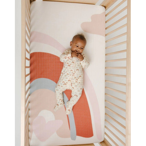 Bohemian Mama Rainbow Muslin Crib Sheets Wayfair